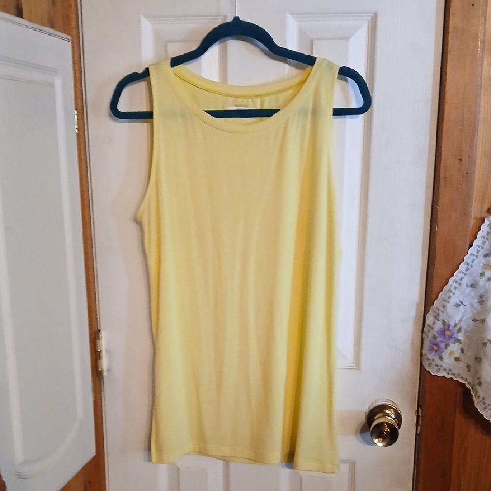 Columbia Yellow Sleeveless Tank Top